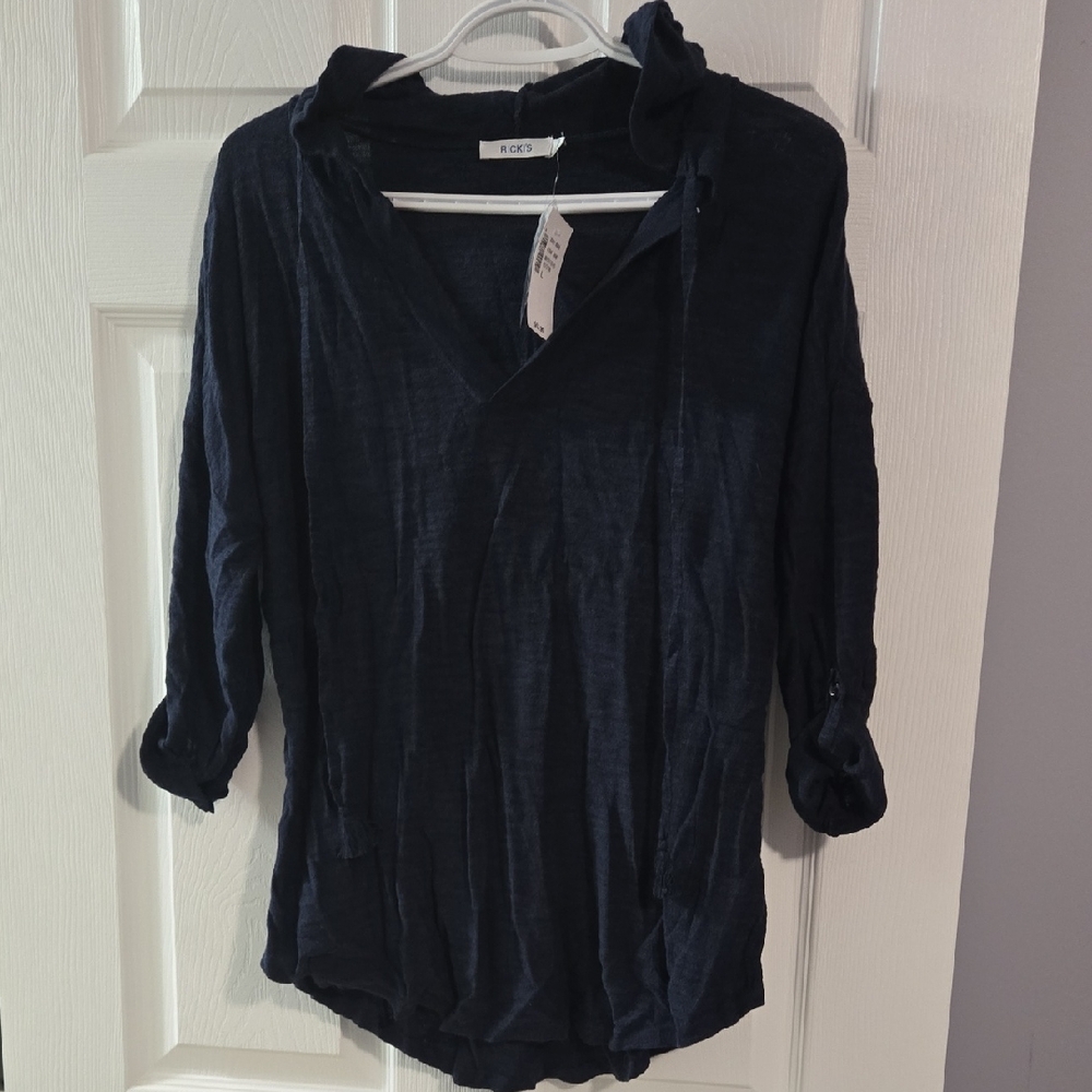 Ricki's Navy Tunic Top